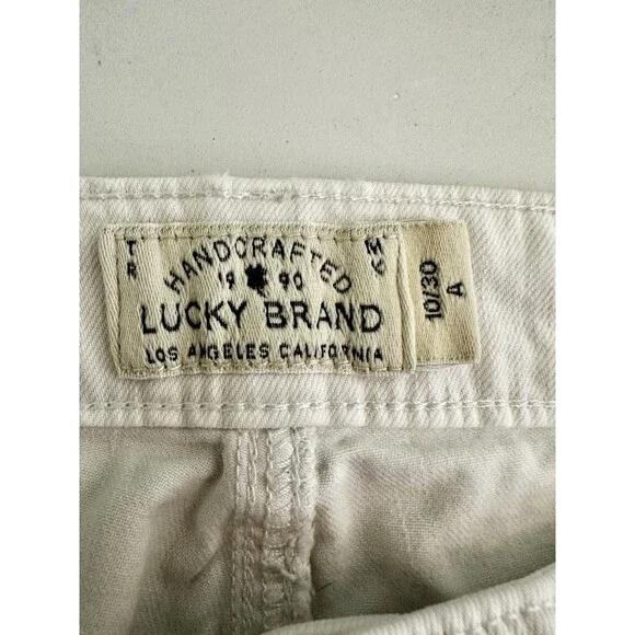 Lucky Brand Skinny Jeans Women's Size 10/30 White Hayden SKINNY Pants Light Wash - Picture 11 of 15